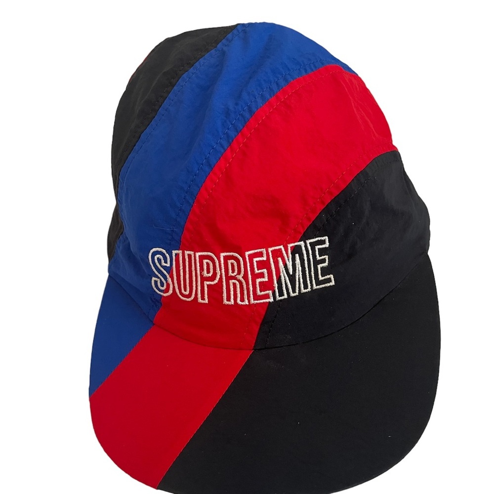 Supreme Diagonal Stripe Nylon Hat